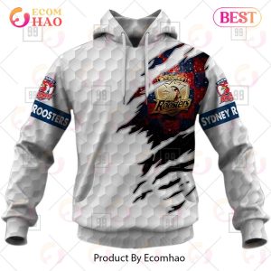 Personalized NRL Sydney Roosters Golf 3D Hoodie