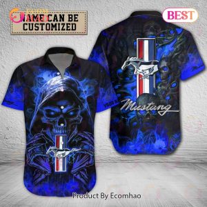 Cars Ford-Mustang Hawaiian Shirt