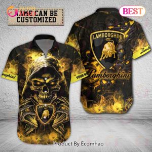 Cars Lamborghini Hawaiian Shirt