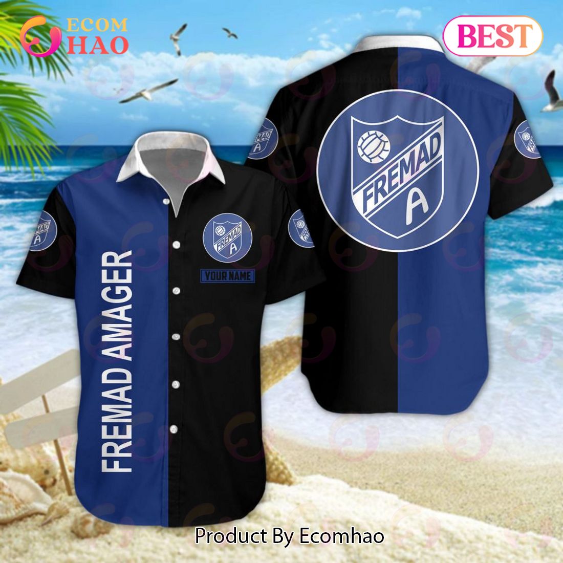 Superliga FC Amager Hawaiian Shirt And Shorts