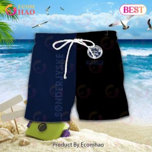 Superliga SonderjyskE Fodbold Hawaiian Shirt And Shorts