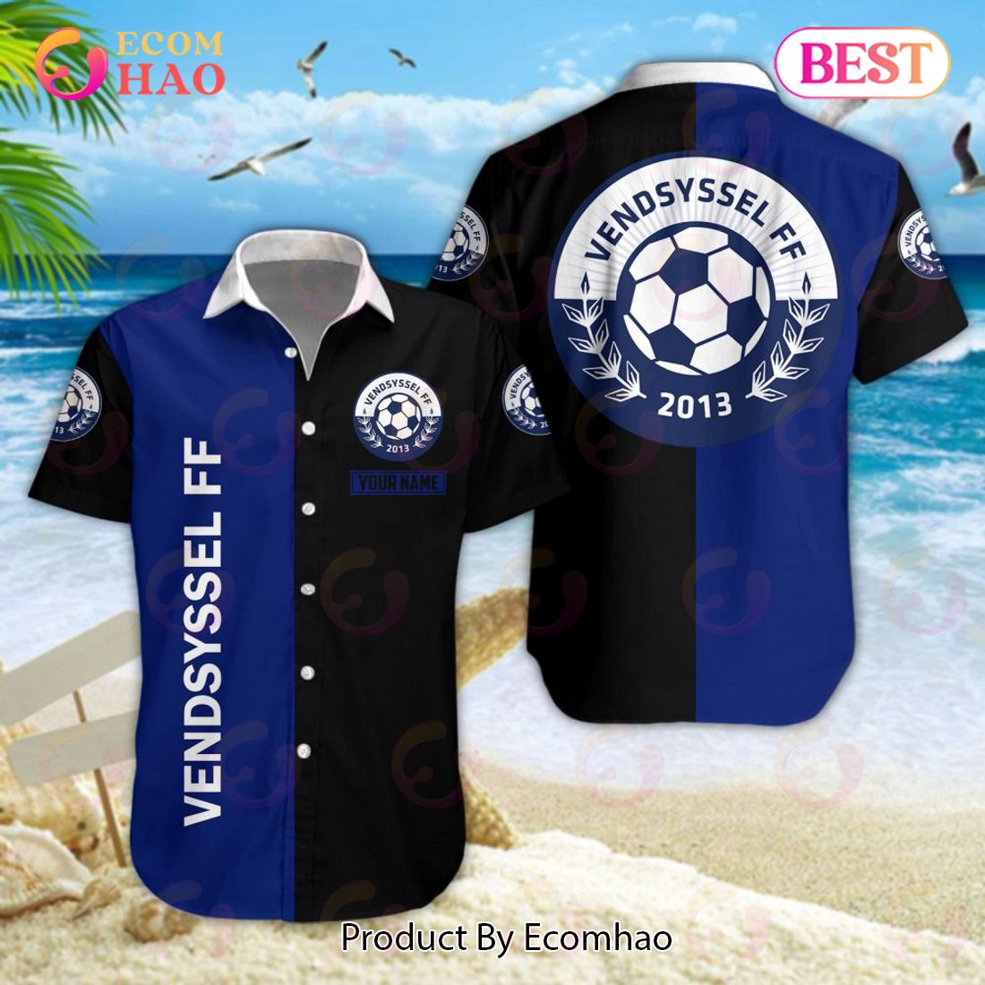 Superliga Vendsyssel FF Hawaiian Shirt And Shorts