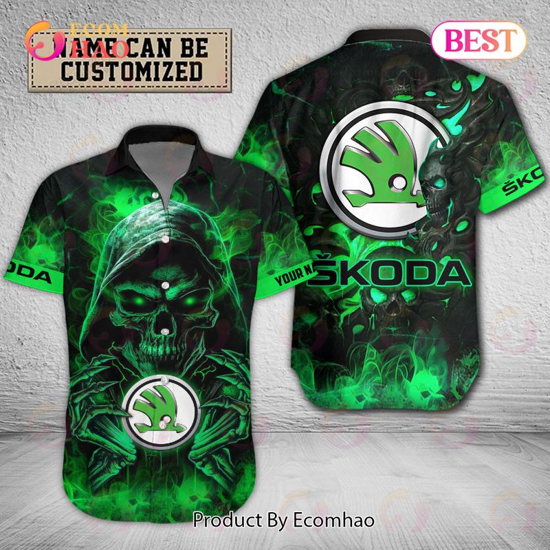 Cars Skoda Hawaiian Shirt