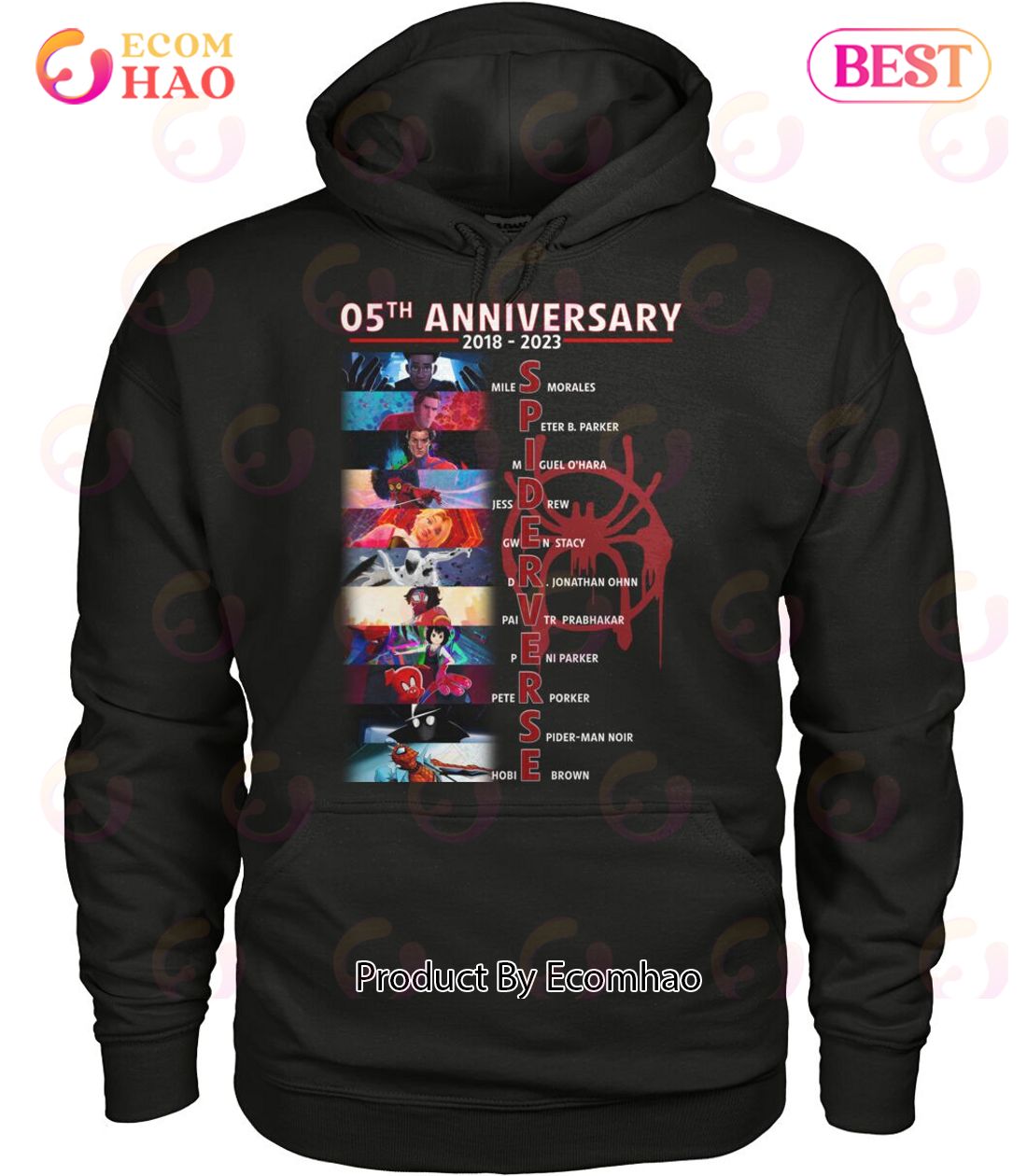 05th Anniversary 2018 – 2023 Spider Verse T-Shirt