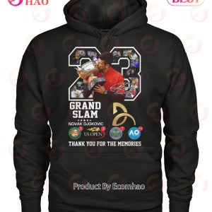 Grand Slam Novak Djokovic Thank You For The Memories T-Shirt