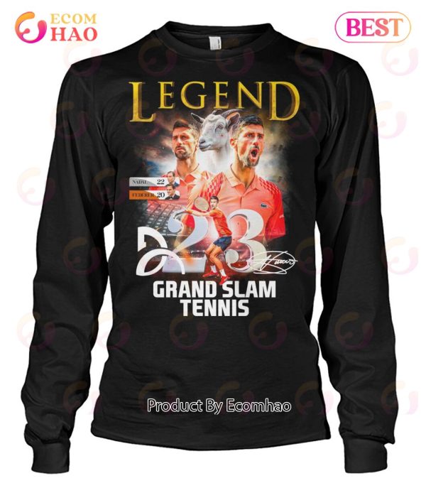 Legend Grand Slam Tennis Novak Djokovic T-Shirt