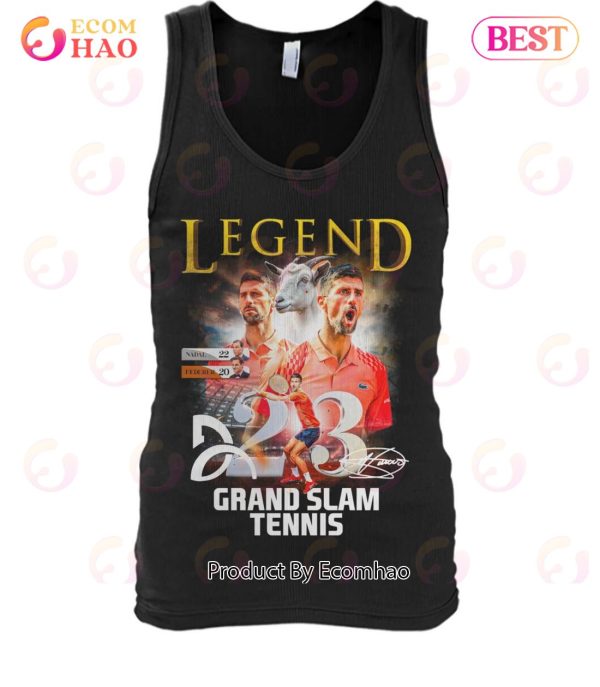 Legend Grand Slam Tennis Novak Djokovic T-Shirt