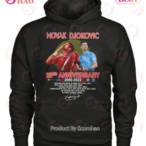 Novak Djokovic 23rd Anniversary 2000 – 2023 T-Shirt