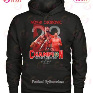 Novak Djokovic Champions Roland Garros 2023 T-Shirt