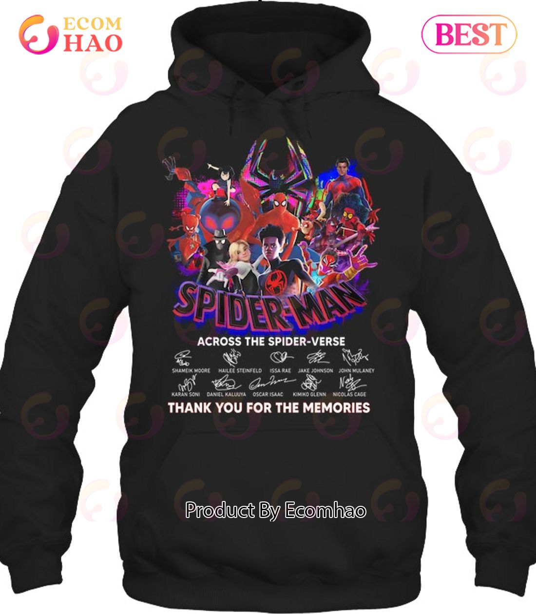 Spider Man Across The Spider Verse Thank You For The Memories T-Shirt