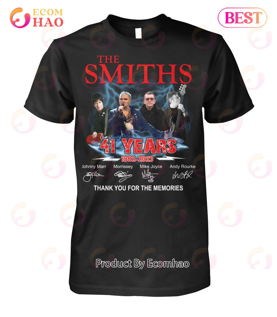 The Smiths 41 Years 1982 – 2023 Thank You For The Memories T-Shirt