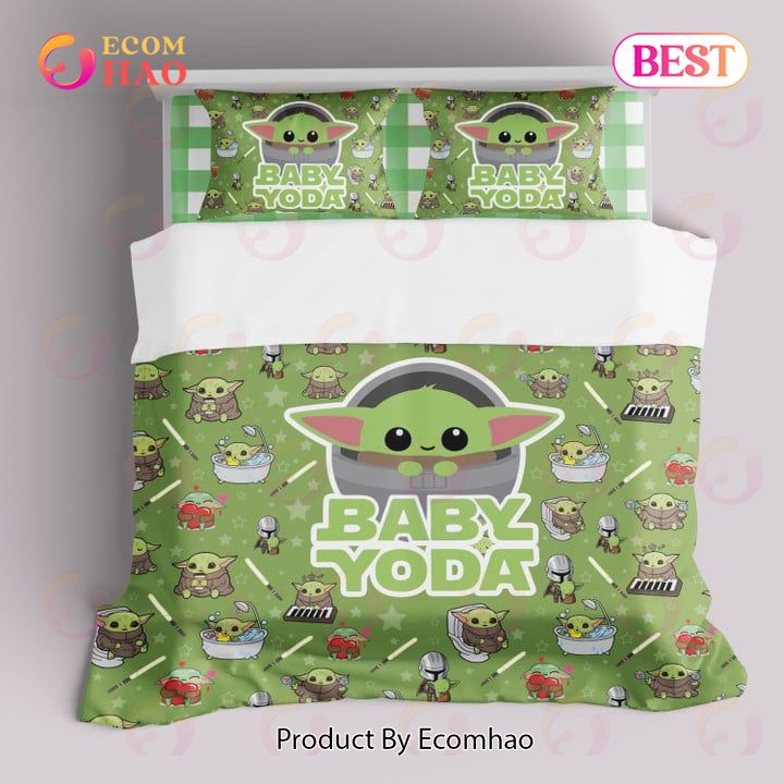 Baby Yoda Cover Bedding Set