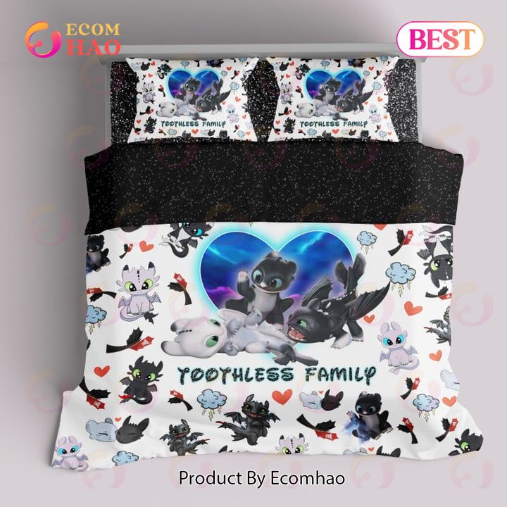 Toothless Family Cover Bedding Set