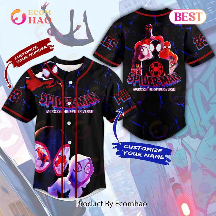 Spider Man Across The Spider Verse Cusom Jersey