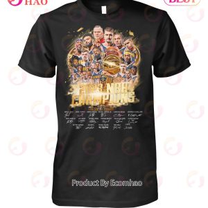 2023 NBA Champions Denver Nuggets Signed T-Shirt