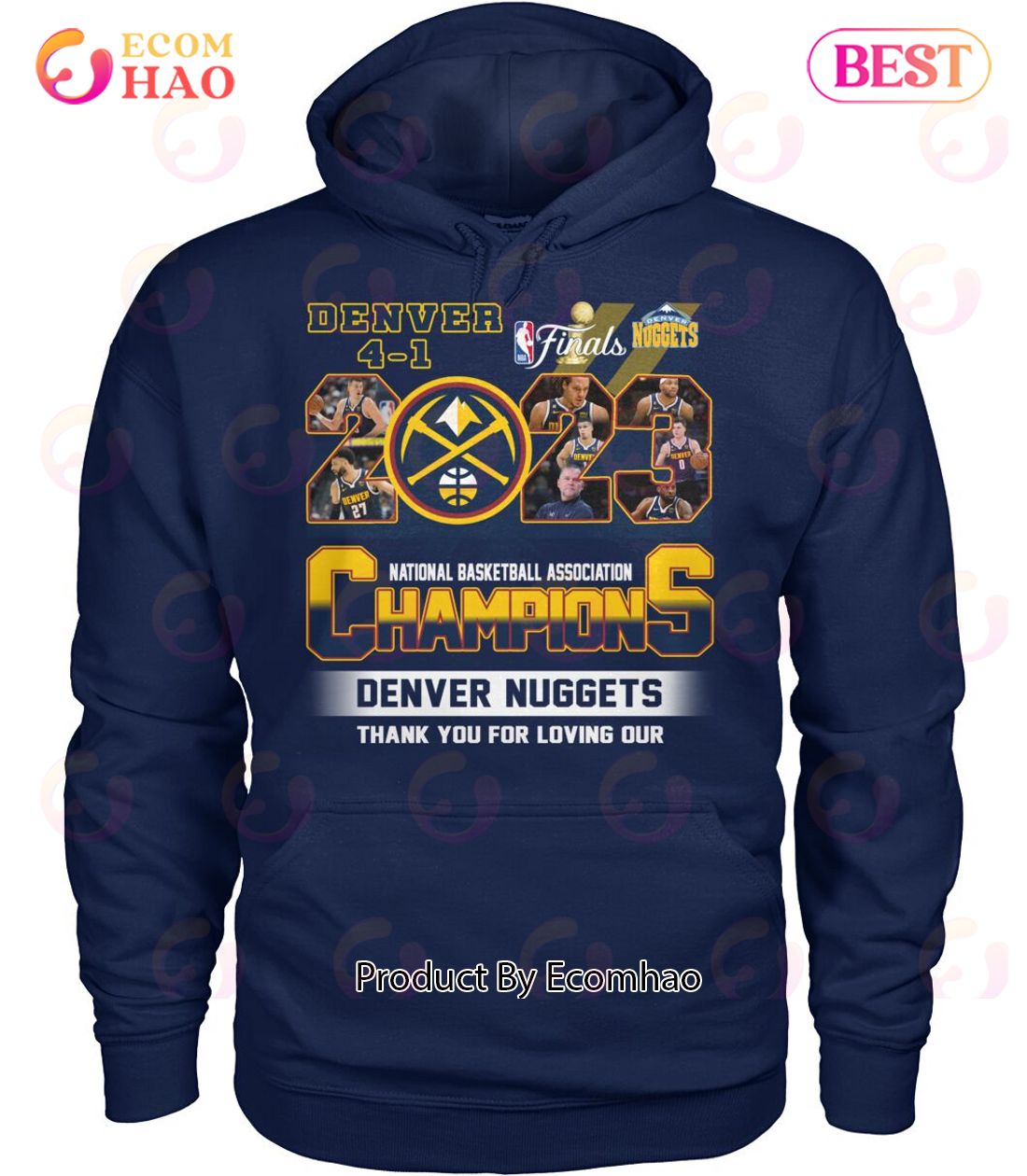 National Basketball Association Champions Denver Nuggets Thank You For The Loving Our T-Shirt