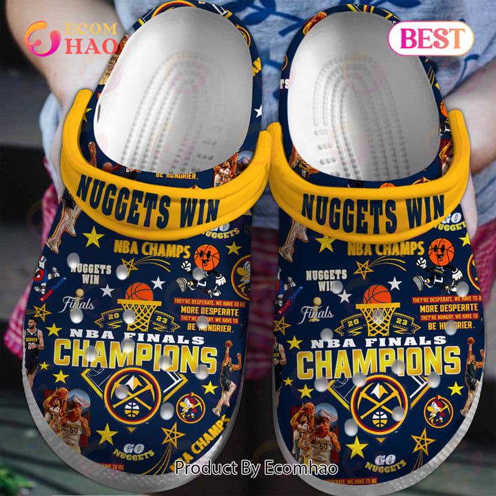 PREMIUM NBA Finals Champions Denver Nuggets Clogs, Crocs