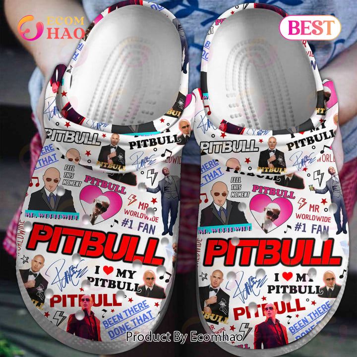 PREMIUM Pitbull Mr. Worldwide Clogs, Crocs