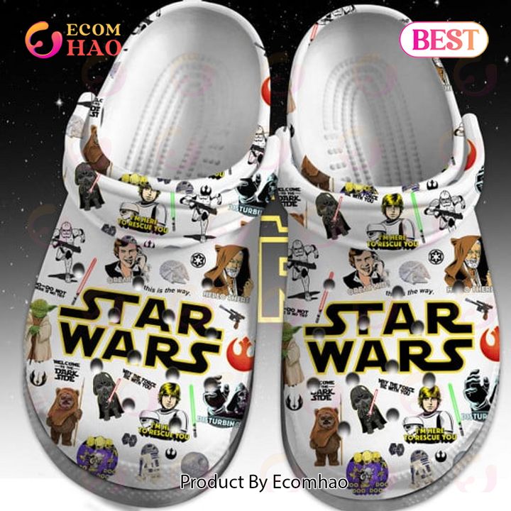 PREMIUM Star Wars I’m Here To Rescue You Clogs, Crocs