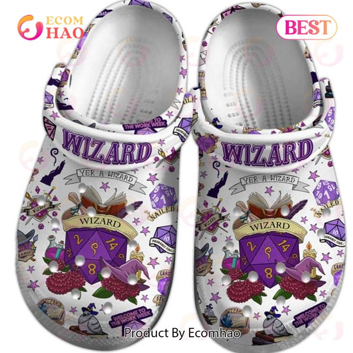 PREMIUM Yer A Wizard Clogs, Crocs