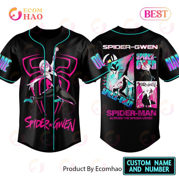 PREMIUM Spider Gwen Spider Man Across The Spider Verse Jersey Shirt