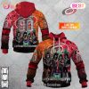 Personalized NHL Chicago Blackhawks Special Design With Kiss Band Hoodie All Over Print