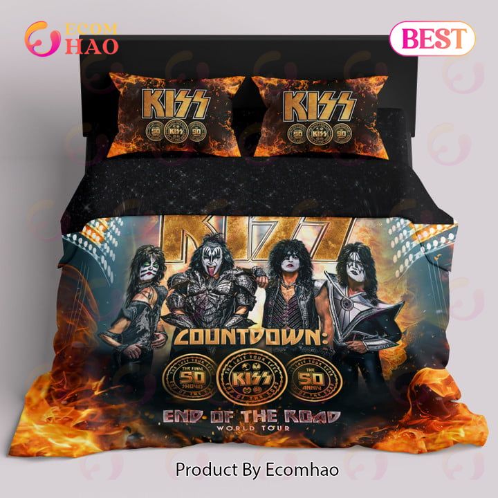 Kiss Countdown End Of The Road World Tour Cover Bedding Set