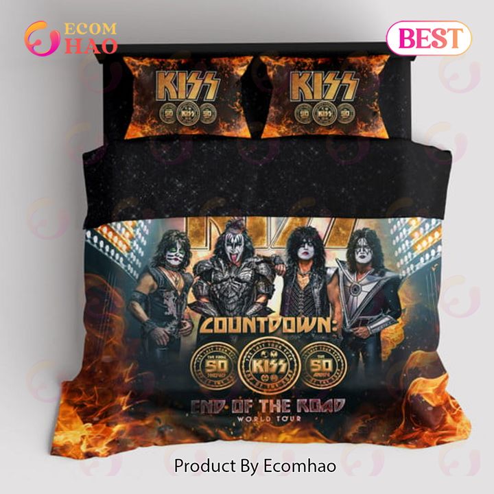 Kiss Countdown End Of The Road World Tour Cover Bedding Set