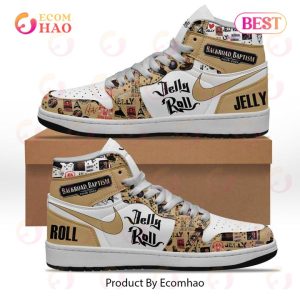 PREMIUM Jelly Roll Backroad Baptism Tour 2023 Air Jordan 1, Hightop