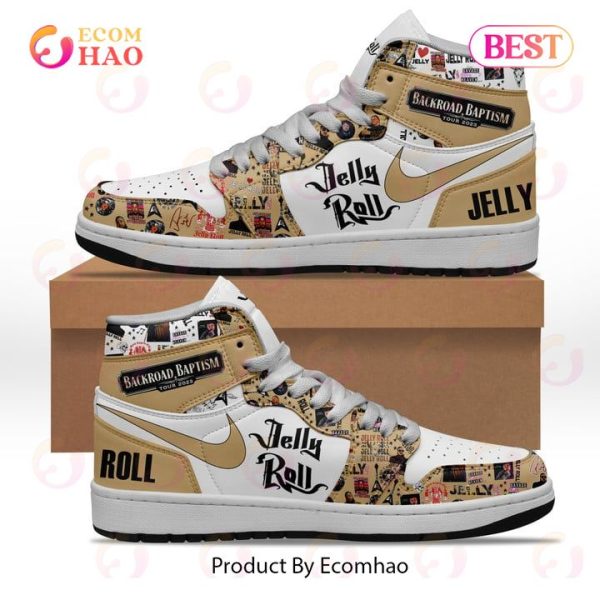 PREMIUM Jelly Roll Backroad Baptism Tour 2023 Air Jordan 1, Hightop