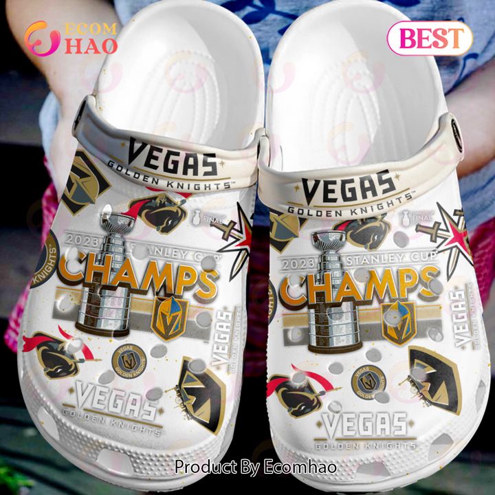 Vegas Golden Knights Champions NHL 2023 Crocs