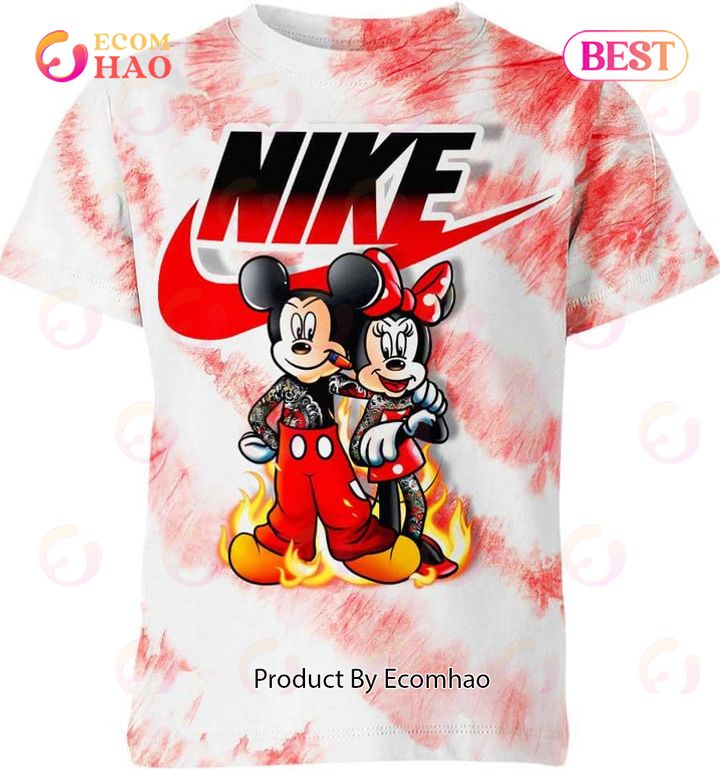 Minnie and Mickey Mouse Disney Nike Shirt