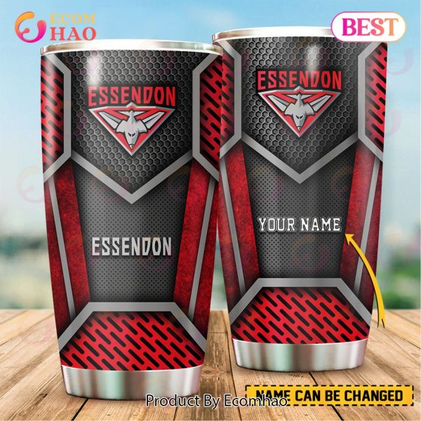 AFL Essendon Bombers Custom Name Tumbler