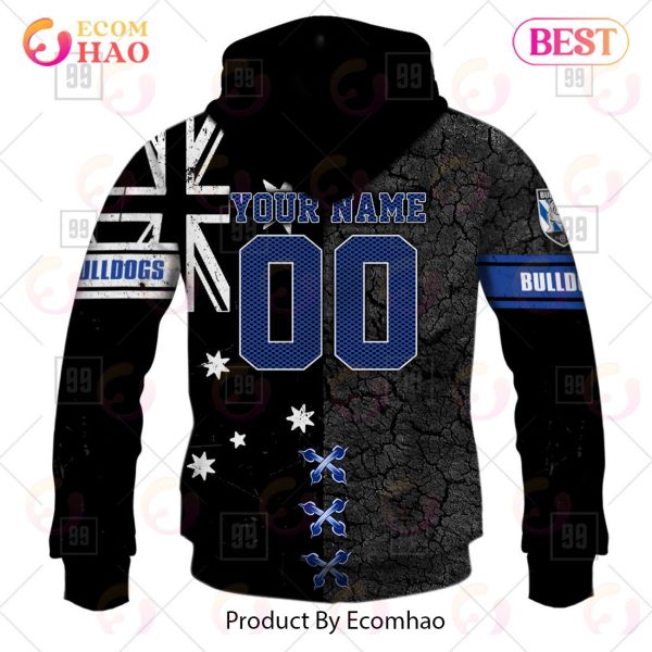 Personalized NRL Canterbury Bankstown Bulldogs Flag Hoodie All Over Print
