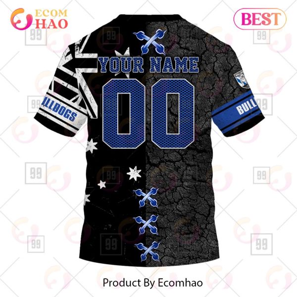 Personalized NRL Canterbury Bankstown Bulldogs Flag Hoodie All Over Print