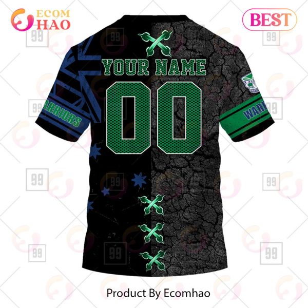 Personalized NRL New Zealand Warriors Flag Hoodie All Over Print