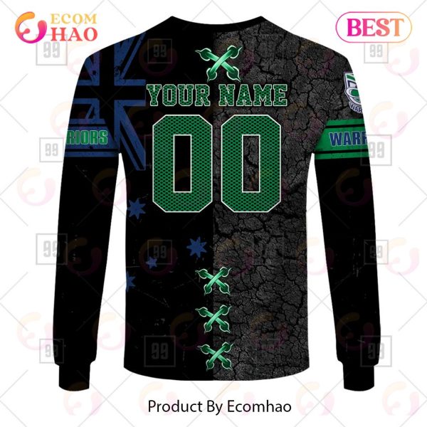 Personalized NRL New Zealand Warriors Flag Hoodie All Over Print