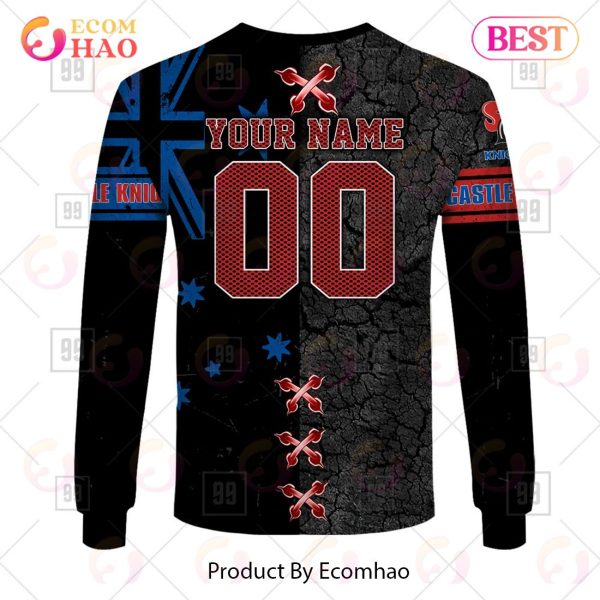 Personalized NRL Newcastle Knights Flag Hoodie All Over Print