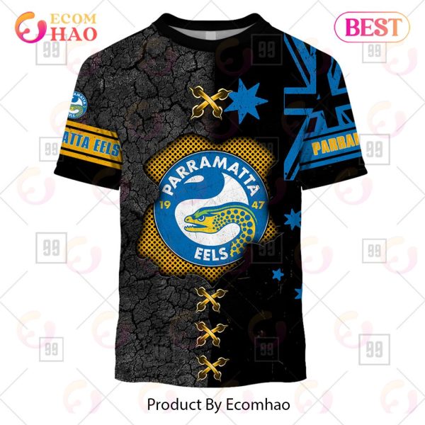 Personalized NRL Parramatta Eels Flag Hoodie All Over Print