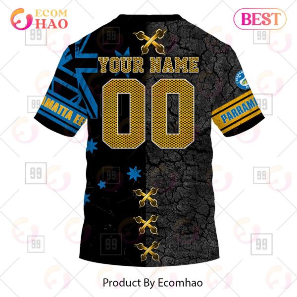 Personalized NRL Parramatta Eels Flag Hoodie All Over Print