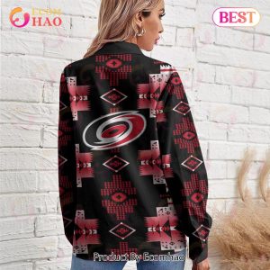 NHL Carolina Hurricanes Special Native Design Woman Casual Shirt