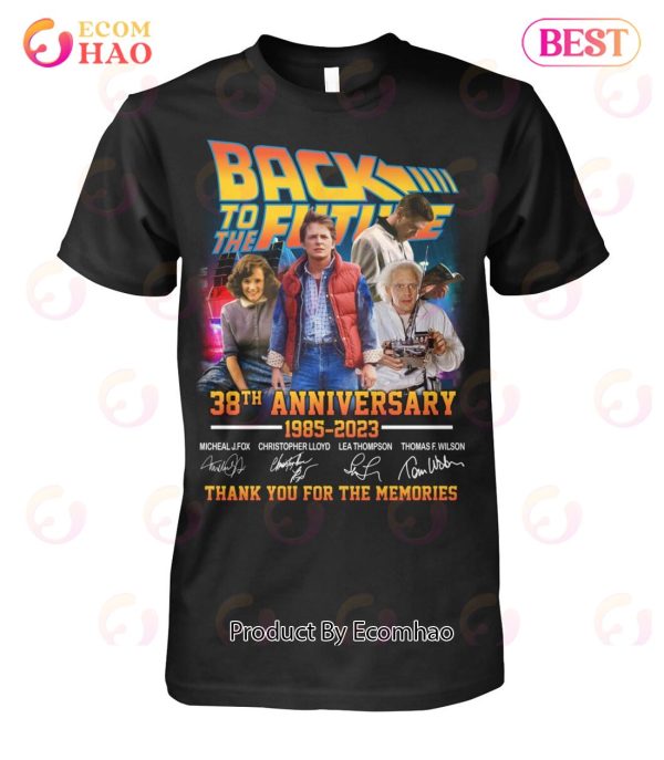 Back To The Future 38th Anniversary 1985 – 2023 Thank You For The Memories T-Shirt
