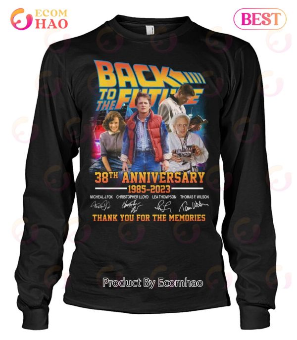 Back To The Future 38th Anniversary 1985 – 2023 Thank You For The Memories T-Shirt