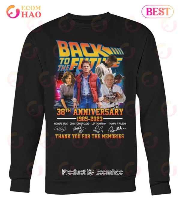 Back To The Future 38th Anniversary 1985 – 2023 Thank You For The Memories T-Shirt