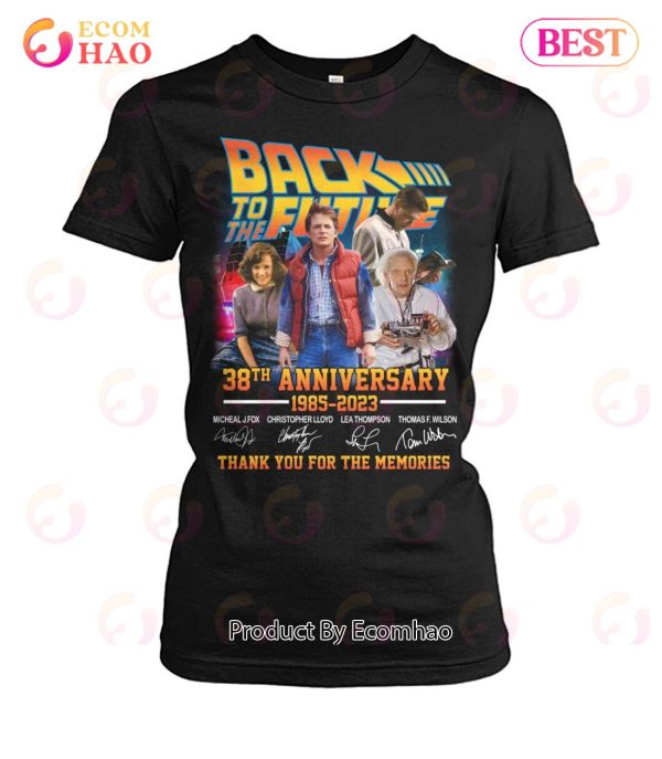 Back To The Future 38th Anniversary 1985 – 2023 Thank You For The Memories T-Shirt
