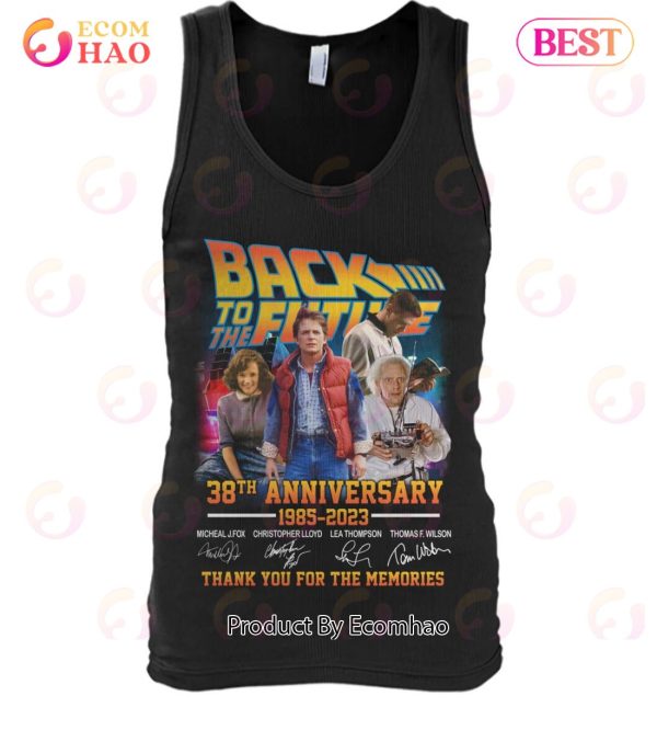 Back To The Future 38th Anniversary 1985 – 2023 Thank You For The Memories T-Shirt