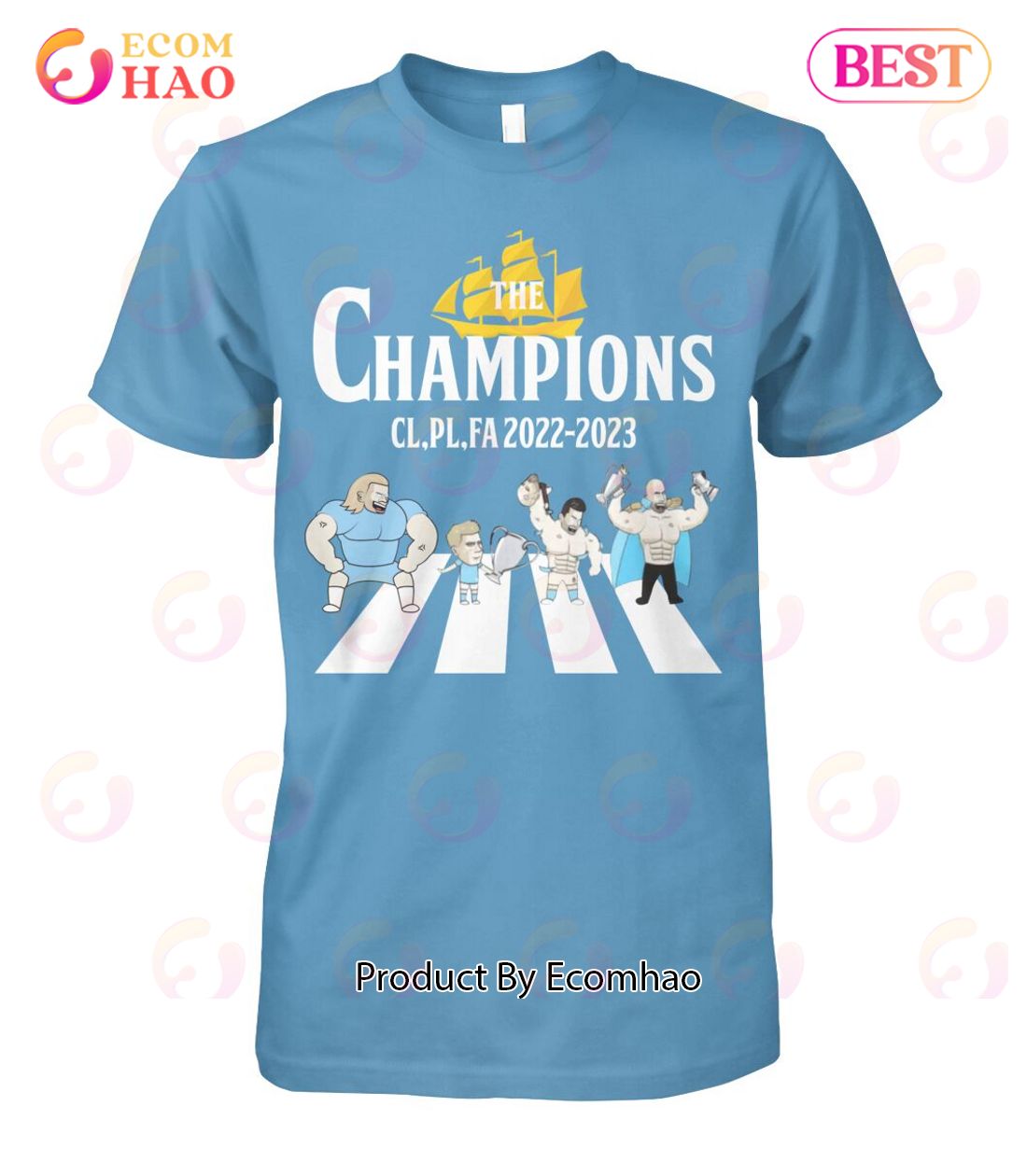 The Champions CL, PL, FA 2022 – 2023 T-Shirt