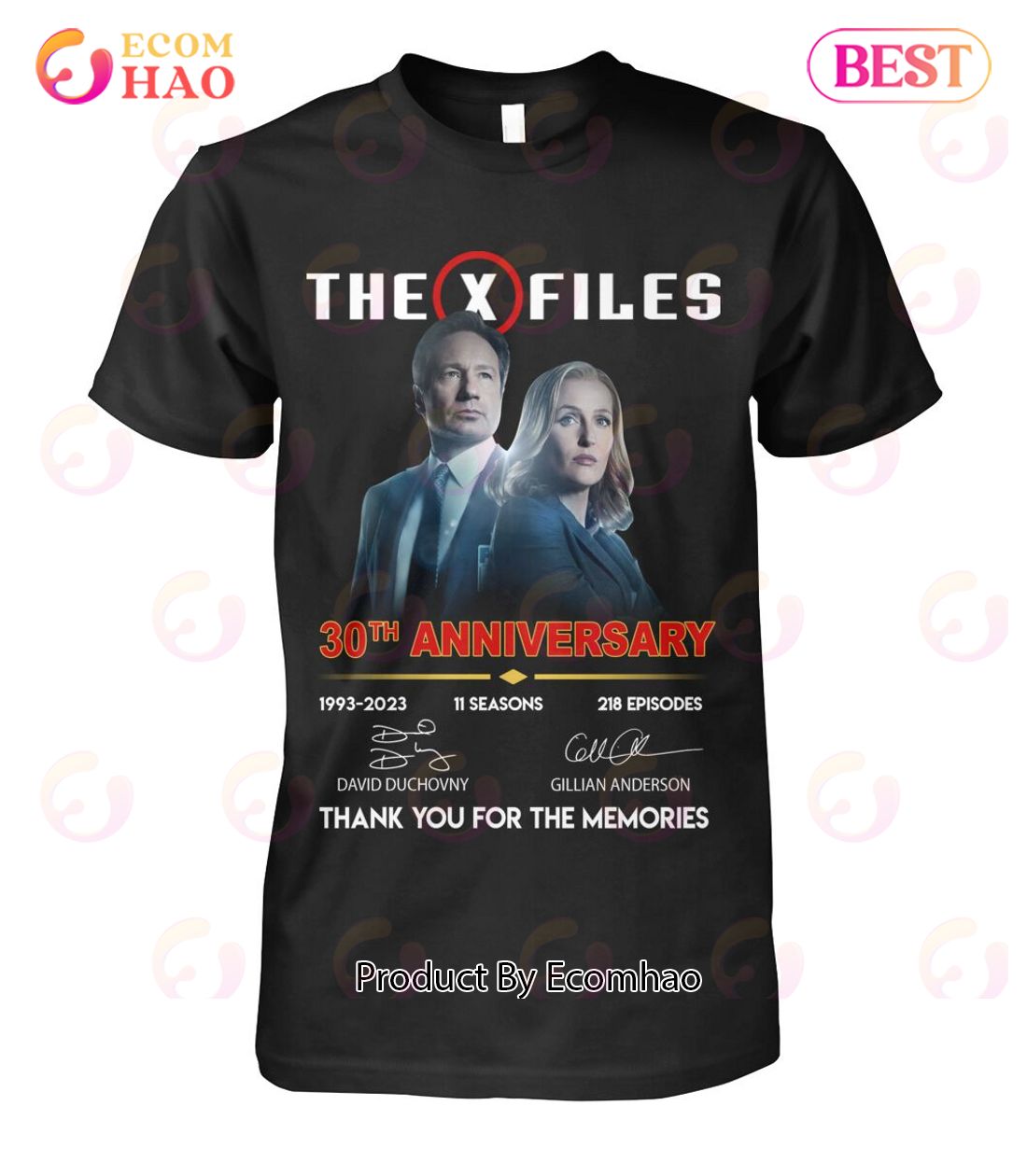 The X Files 30th Anniversary 1993 – 2023 Thank You For The Memories T-Shirt