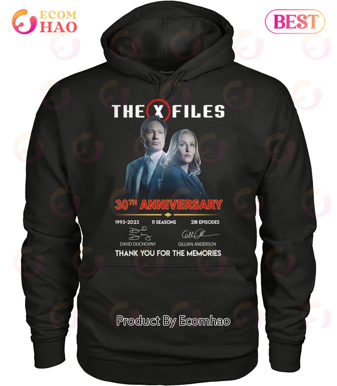 The X Files 30th Anniversary 1993 – 2023 Thank You For The Memories T-Shirt