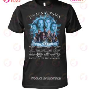 18th Anniversary 2005 – 2023 Super Natural Signature Thank You For The Memories Tshirt